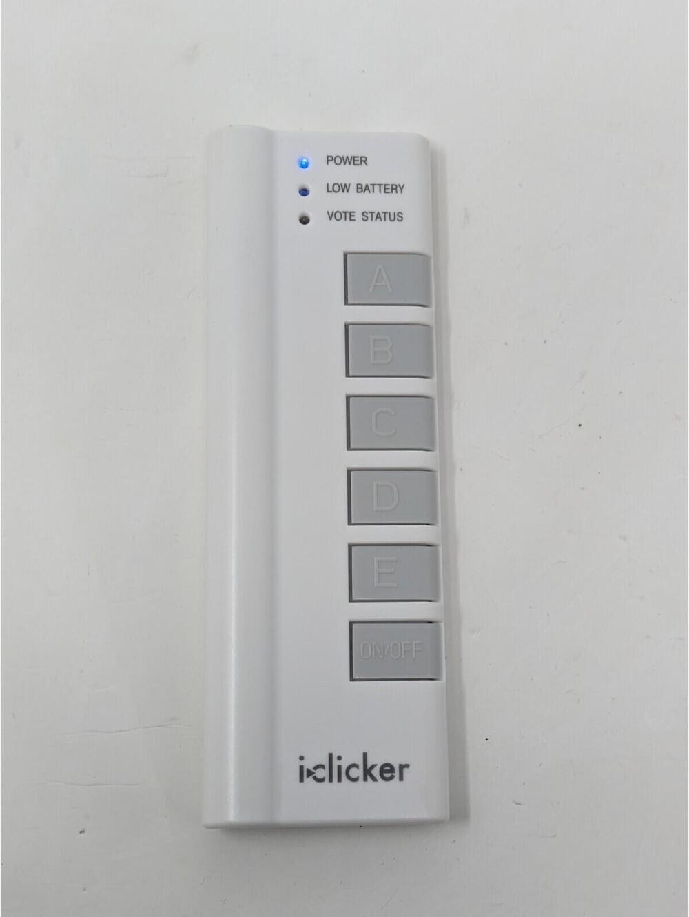 iClicker 1st Generation Student Response Classroom Remote White